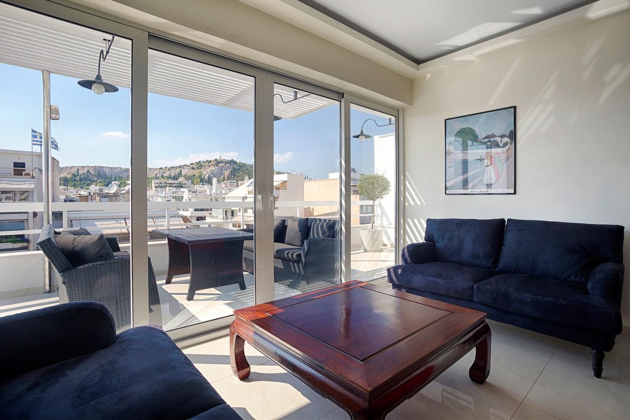 Unique 3-Bed, 3-Bath Apt With Acropolis Views Sg69 Athens Exterior photo