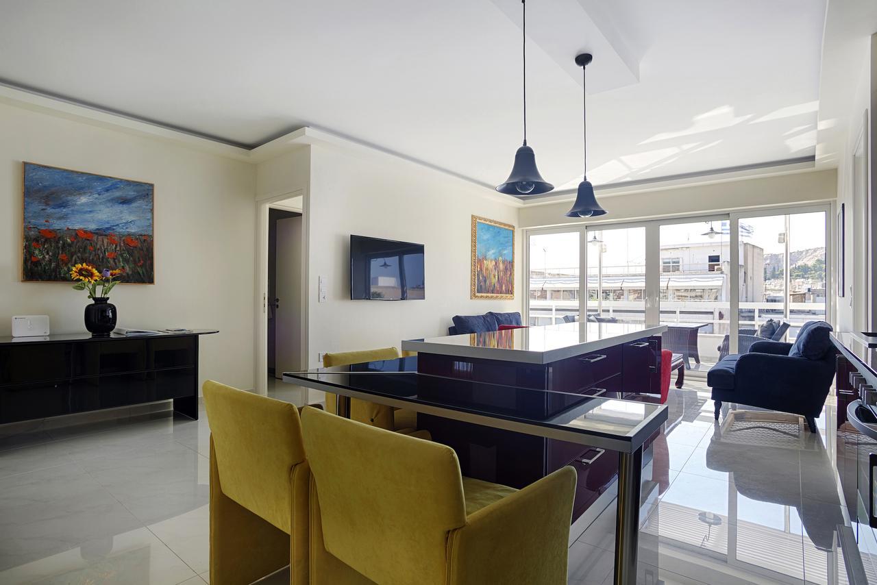 Unique 3-Bed, 3-Bath Apt With Acropolis Views Sg69 Athens Exterior photo
